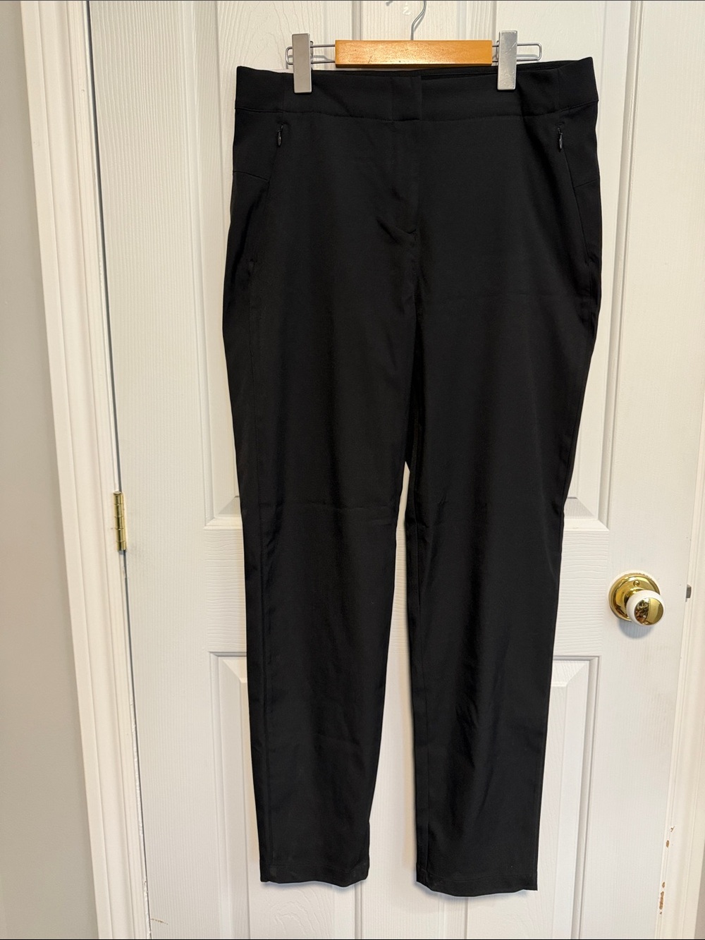 Lole Black Straight-Leg Ponte Pants